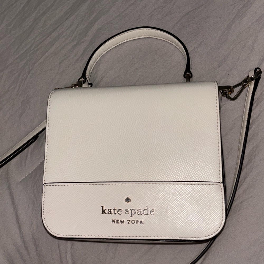 Gently Used Kate Spade Crossbody bag in white